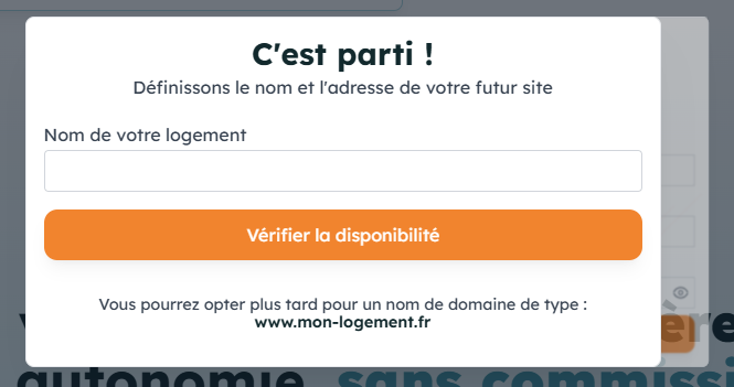 Étape 1
