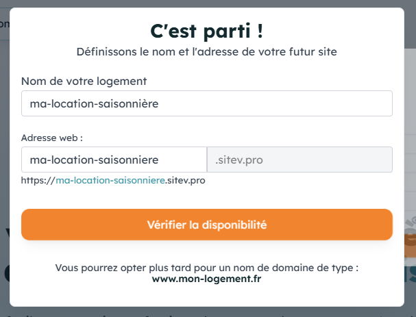 Étape 2